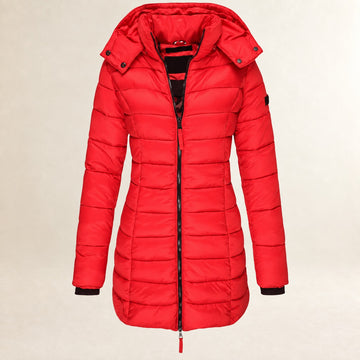 Damentaugliche Steppjacke mit Kapuze - Leicht, Reißverschluss, Quilt-Design