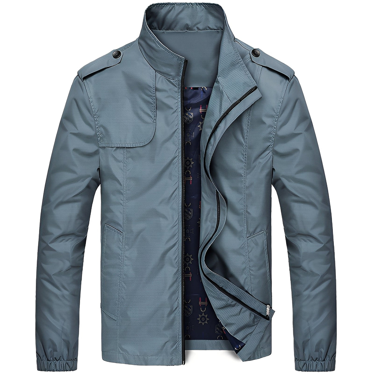 Herren Jacke Freizeit leicht mit Reißverschluss und Taschen - Regulärer Schnitt