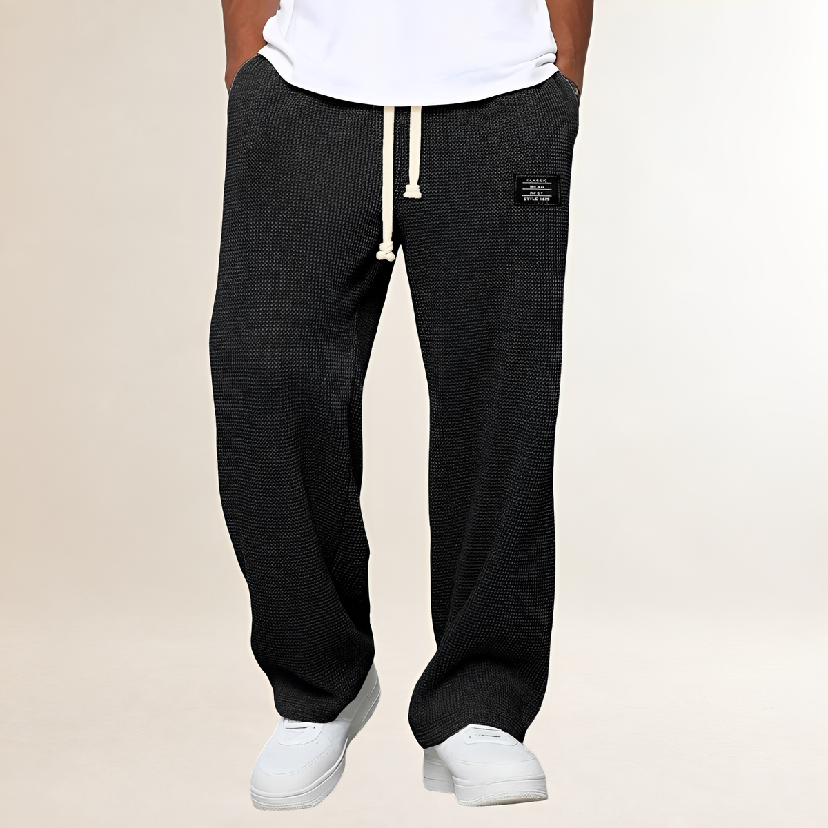 Herren Jogginghose mit Kordelzug und Relaxschnitt - Bequemer Freizeitstil