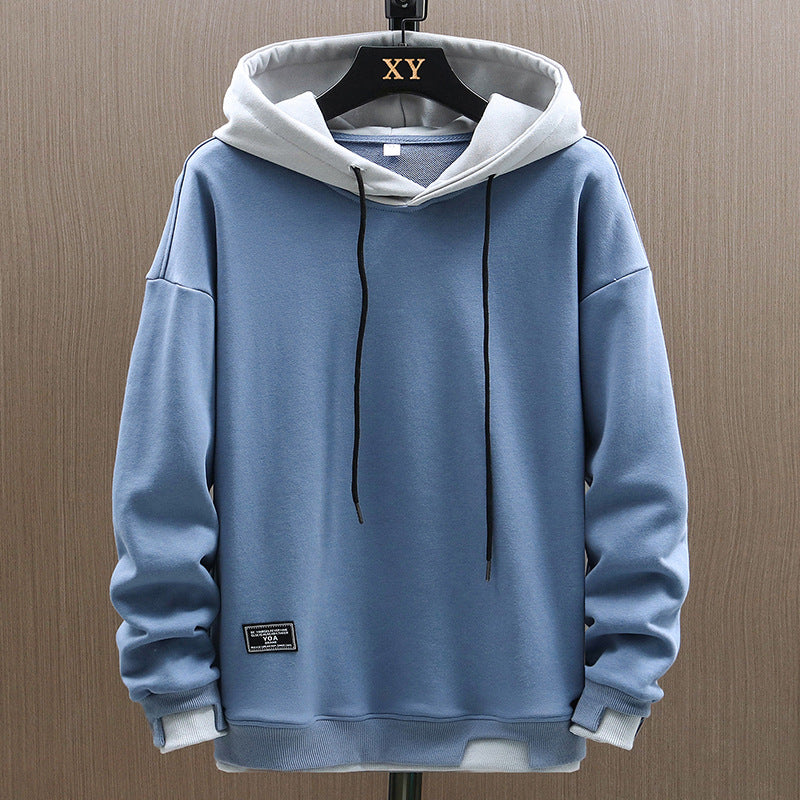 Herren Kapuzenpullover mit Kapuzenkragen lockere Passform