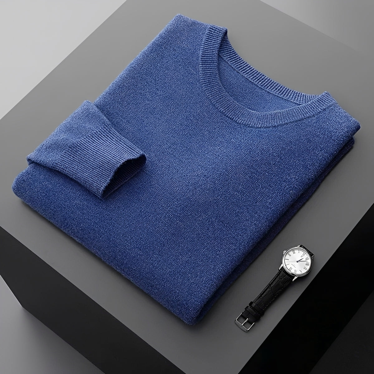 Herren Pullover Rundhalsausschnitt Langarm Freizeit - lockerer Schnitt