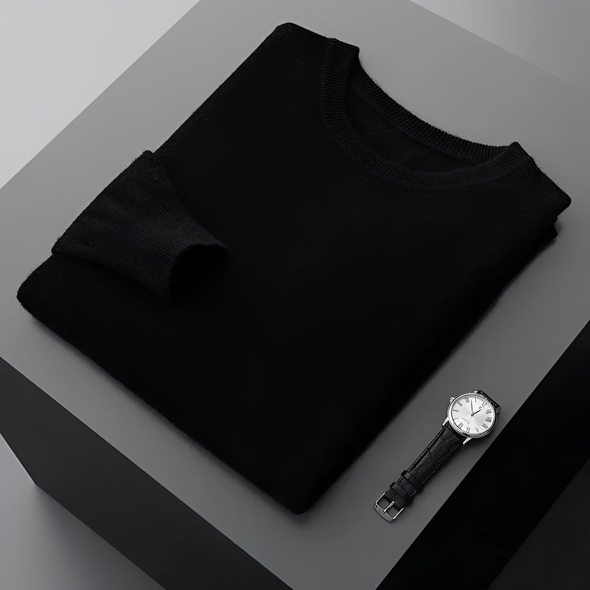 Herren Pullover Rundhalsausschnitt Langarm Freizeit - lockerer Schnitt