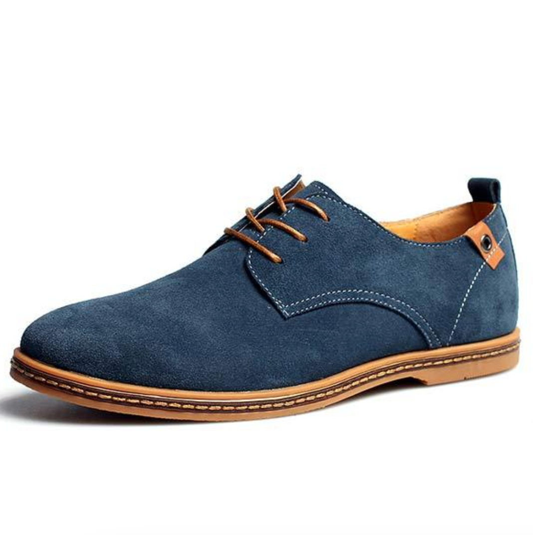 Herrenschuhe mit Schnürung, klassisches Design und vielseitigem Stil - Rundkappe