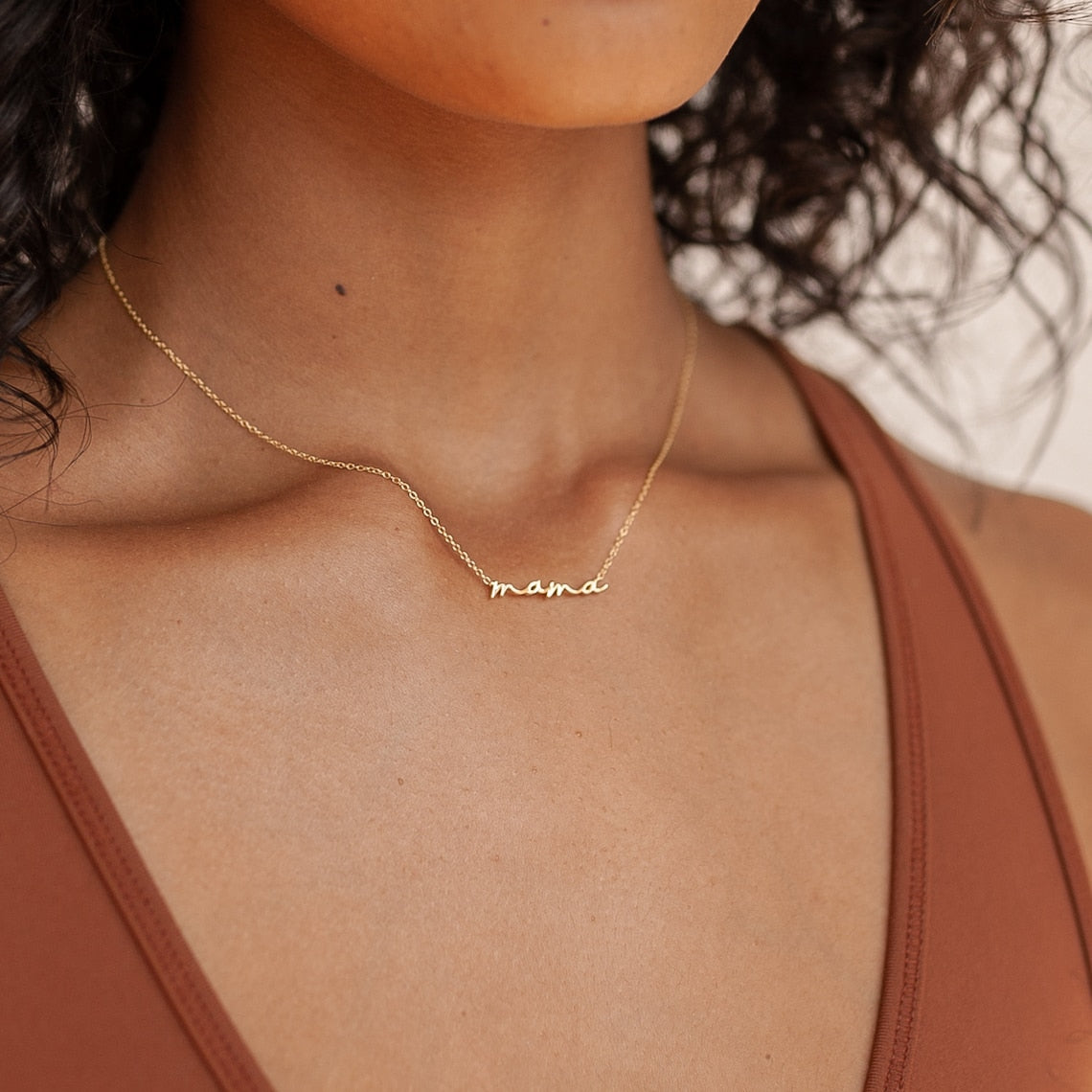Feines Mama-Halsband - Mama-Halskette