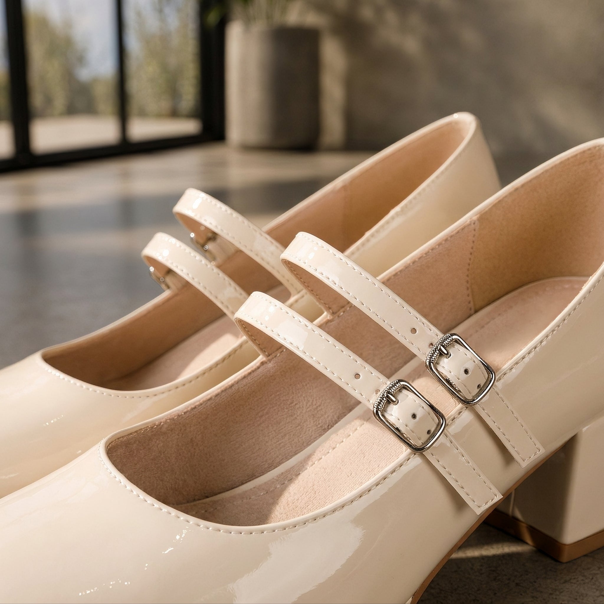 Curtis - Elegante Pumps Sandalen mit Blockabsätzen