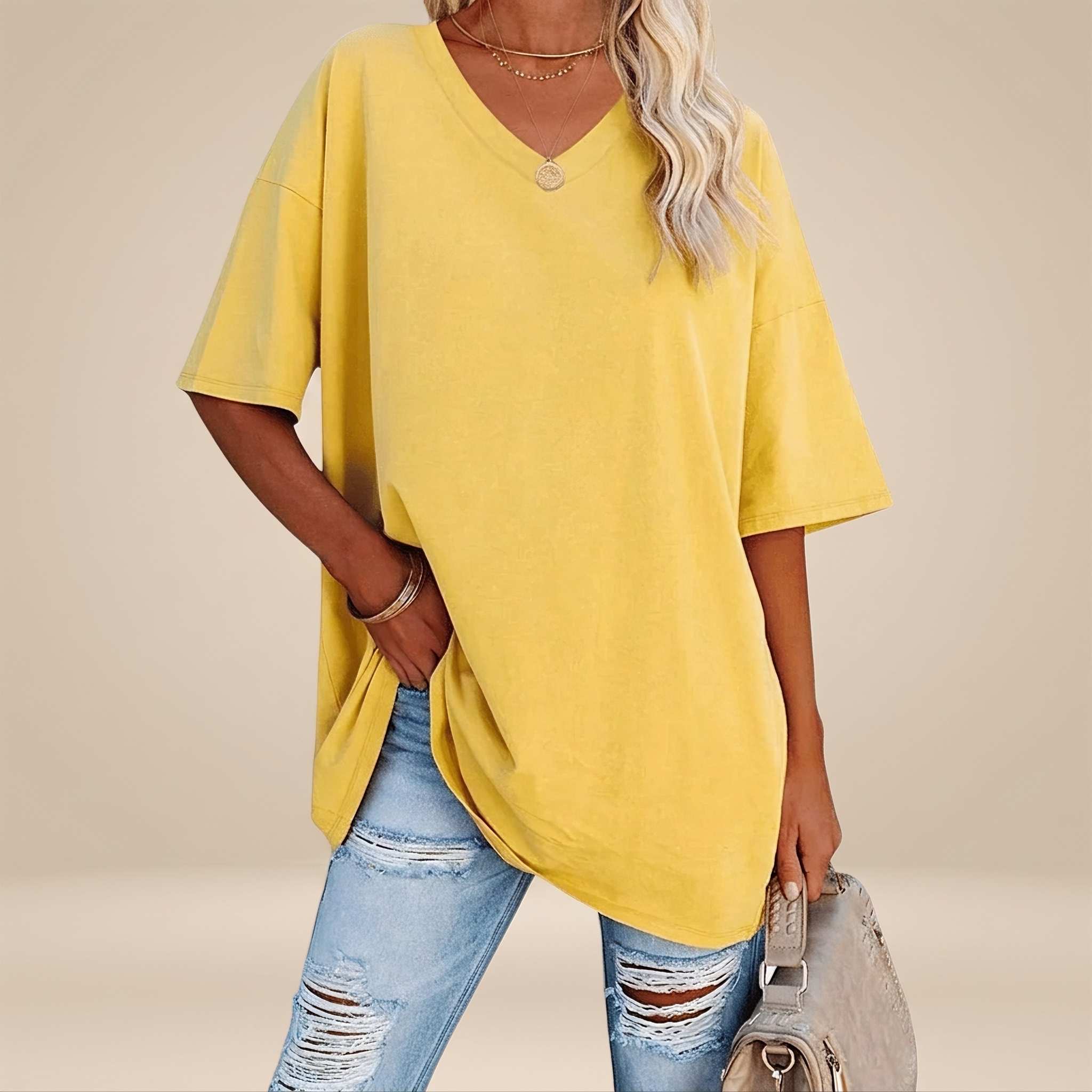 Alissa - Lässiges Übergrößen T-Shirt