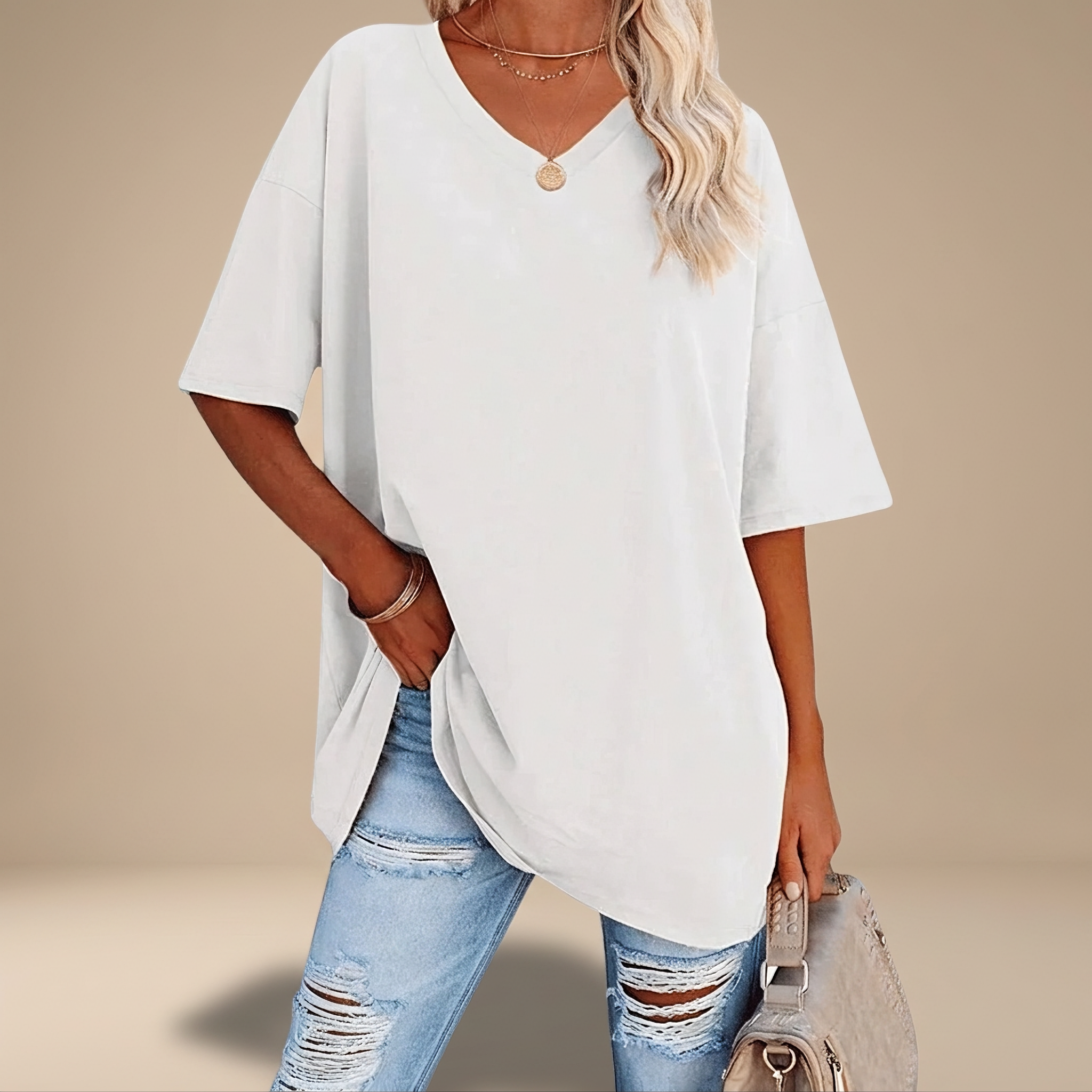 Alissa - Lässiges Übergrößen T-Shirt