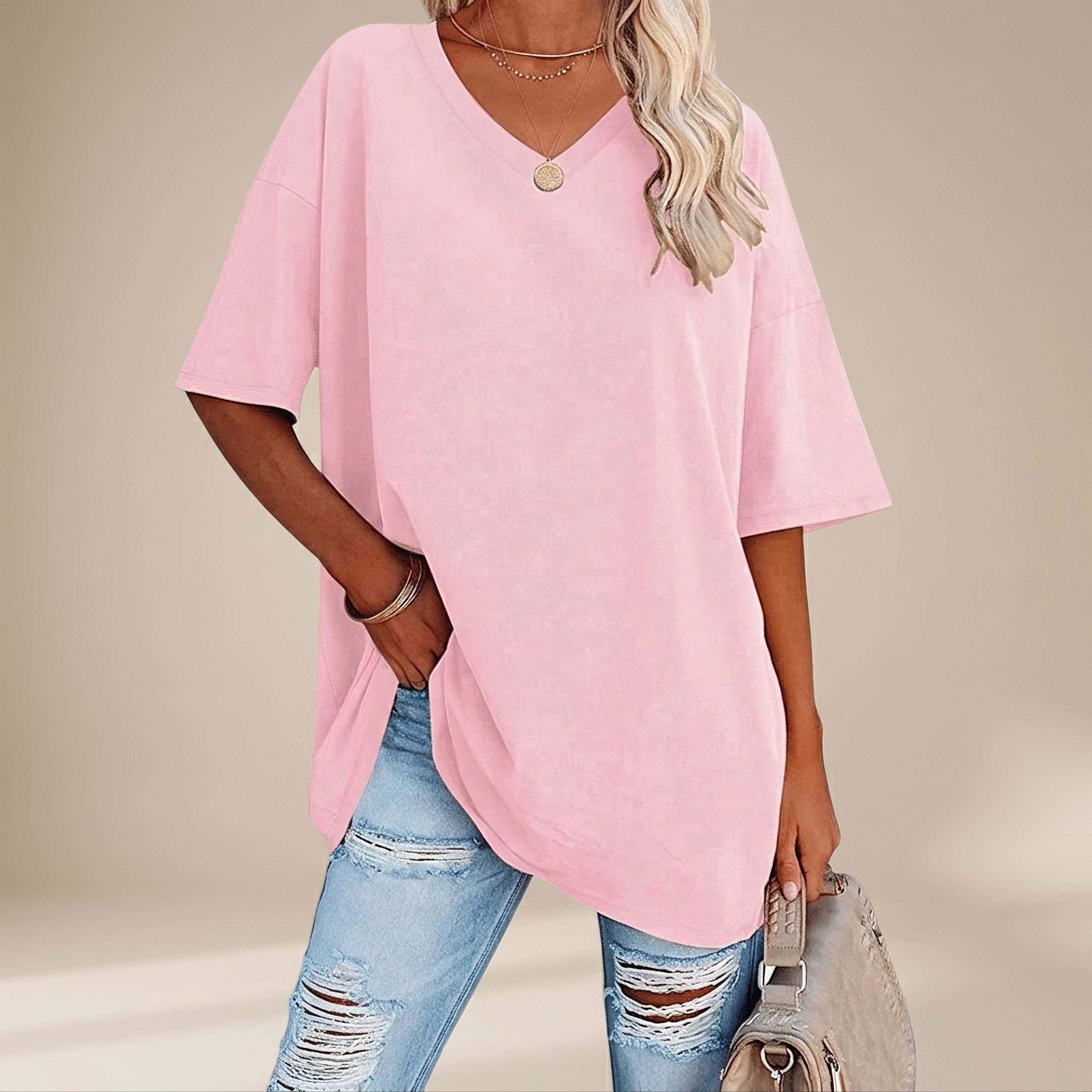 Alissa - Lässiges Übergrößen T-Shirt