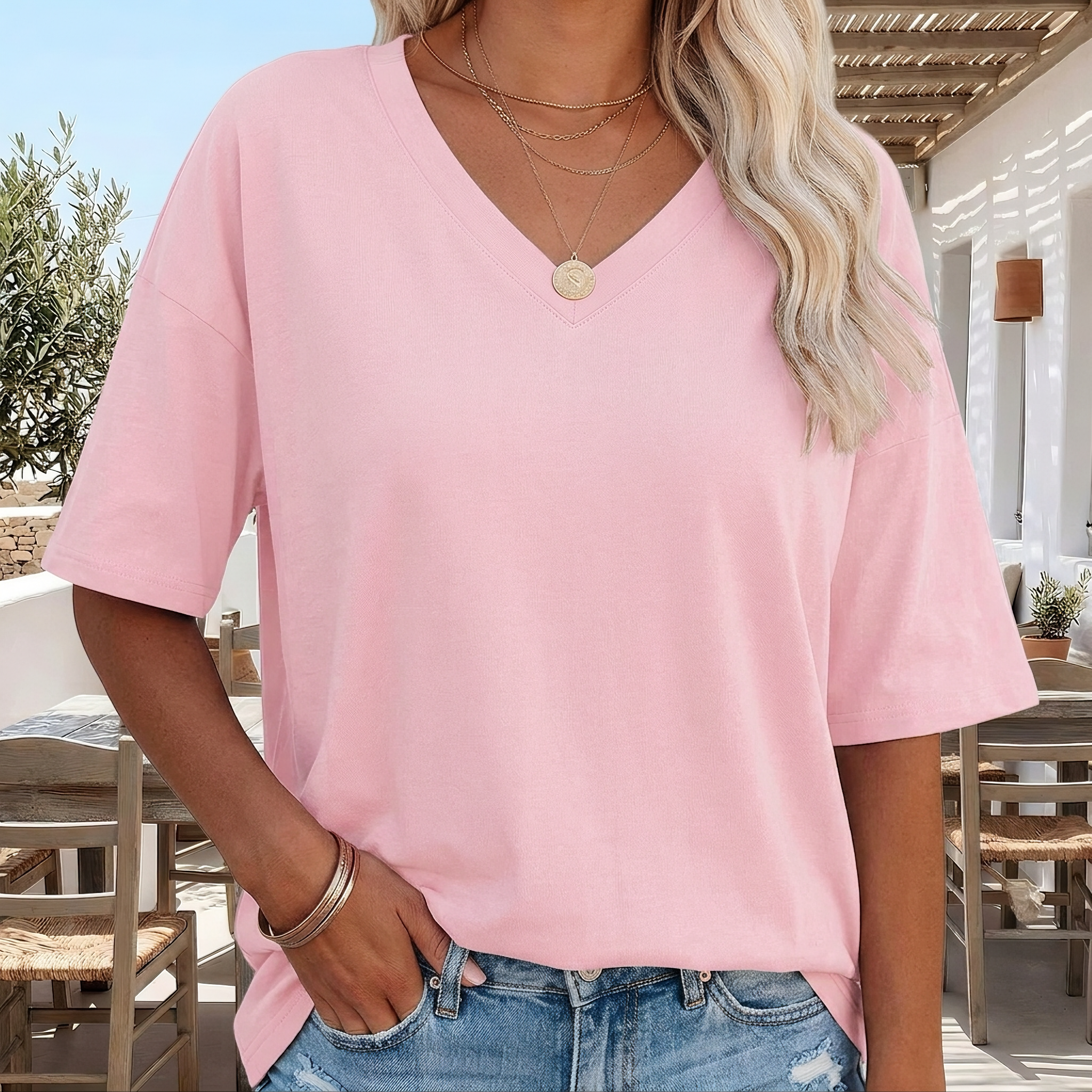 Alissa - Lässiges Übergrößen T-Shirt