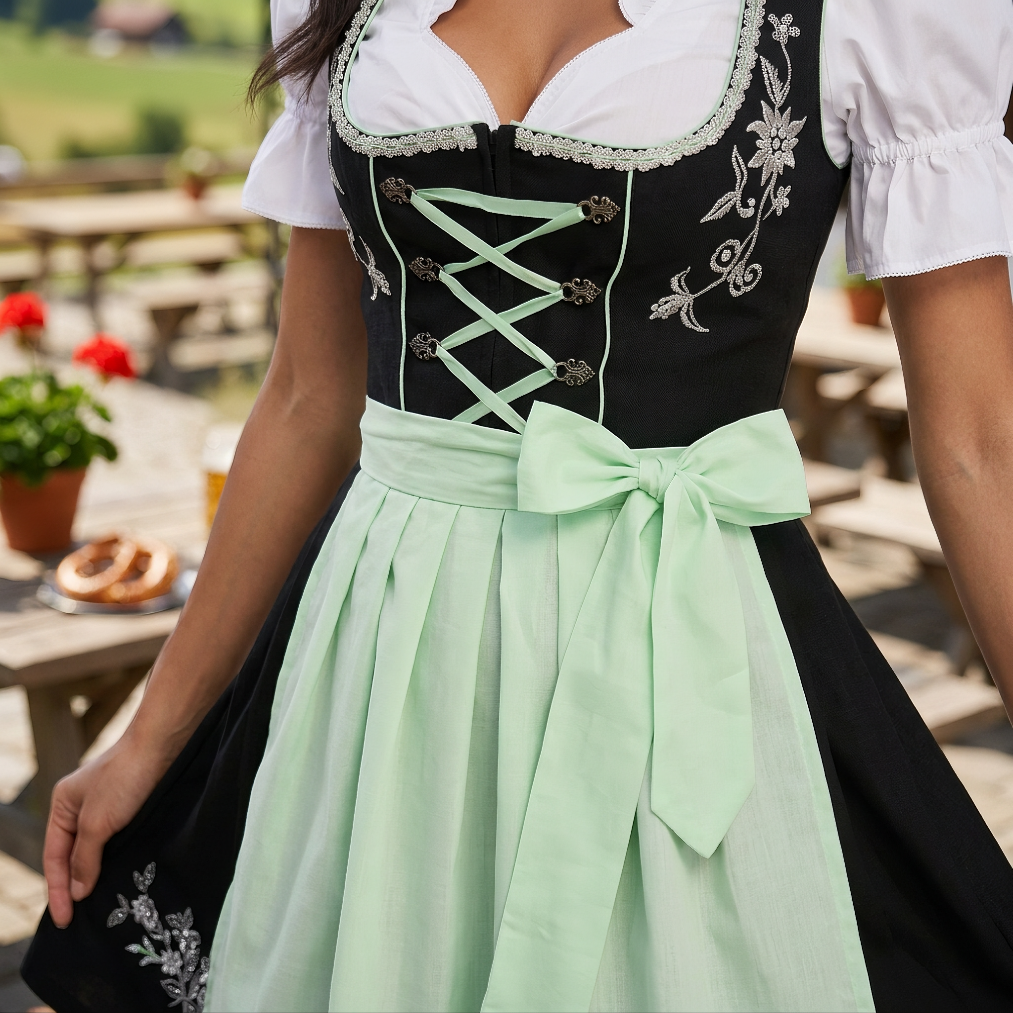 Angela - Ethnisches Oktoberfestkleid