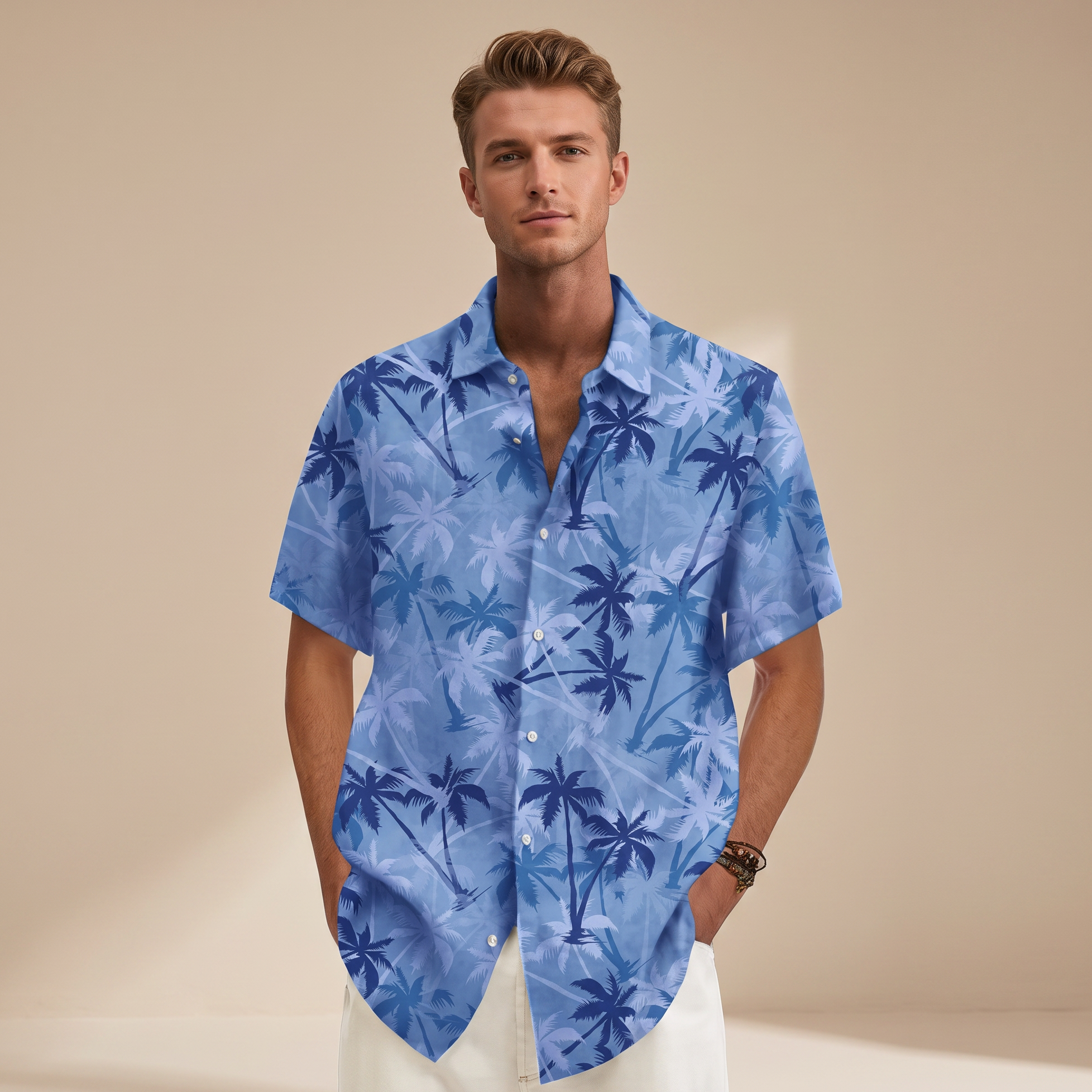 Jenson - Hawaiianisches Bedrucktes Hemd