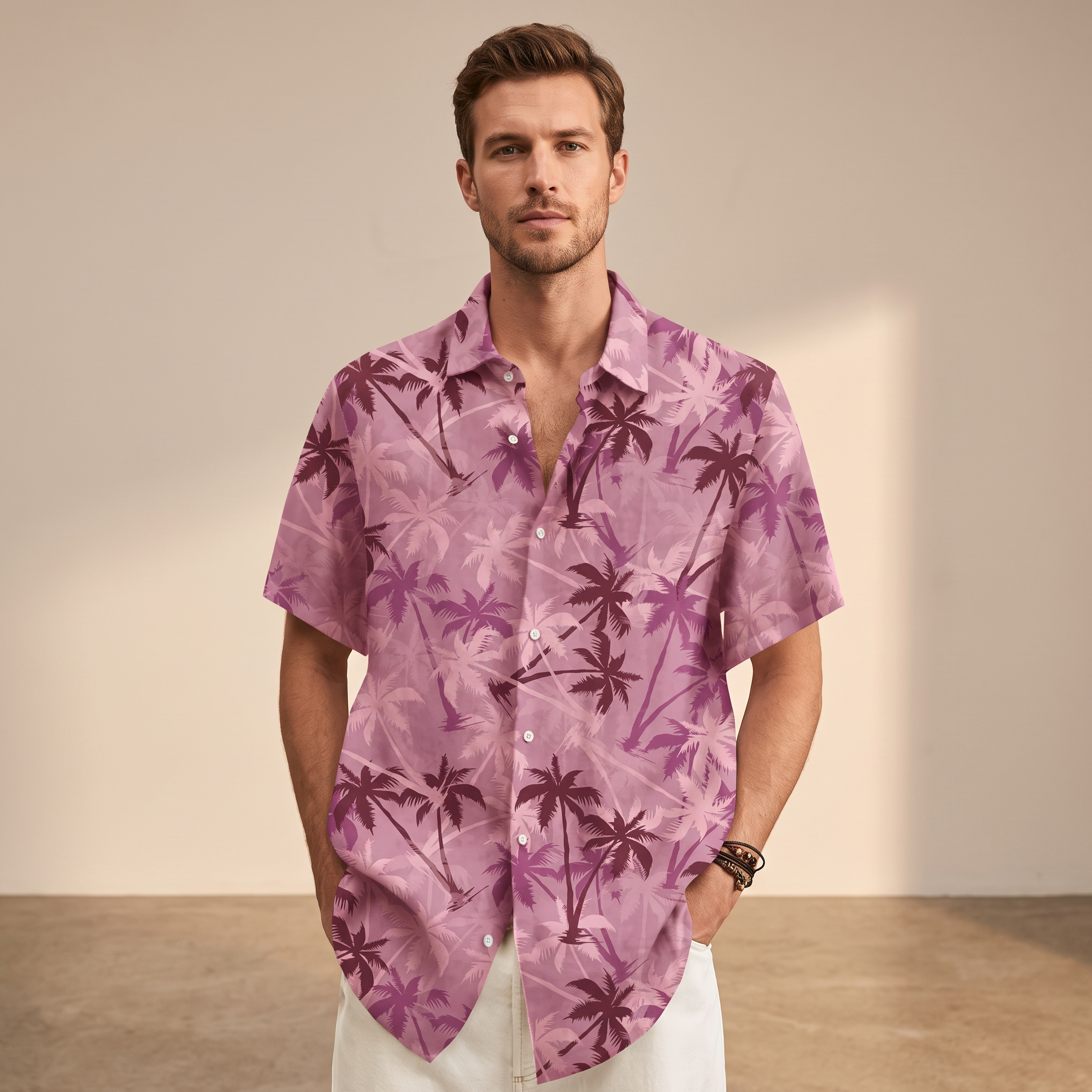 Jenson - Hawaiianisches Bedrucktes Hemd