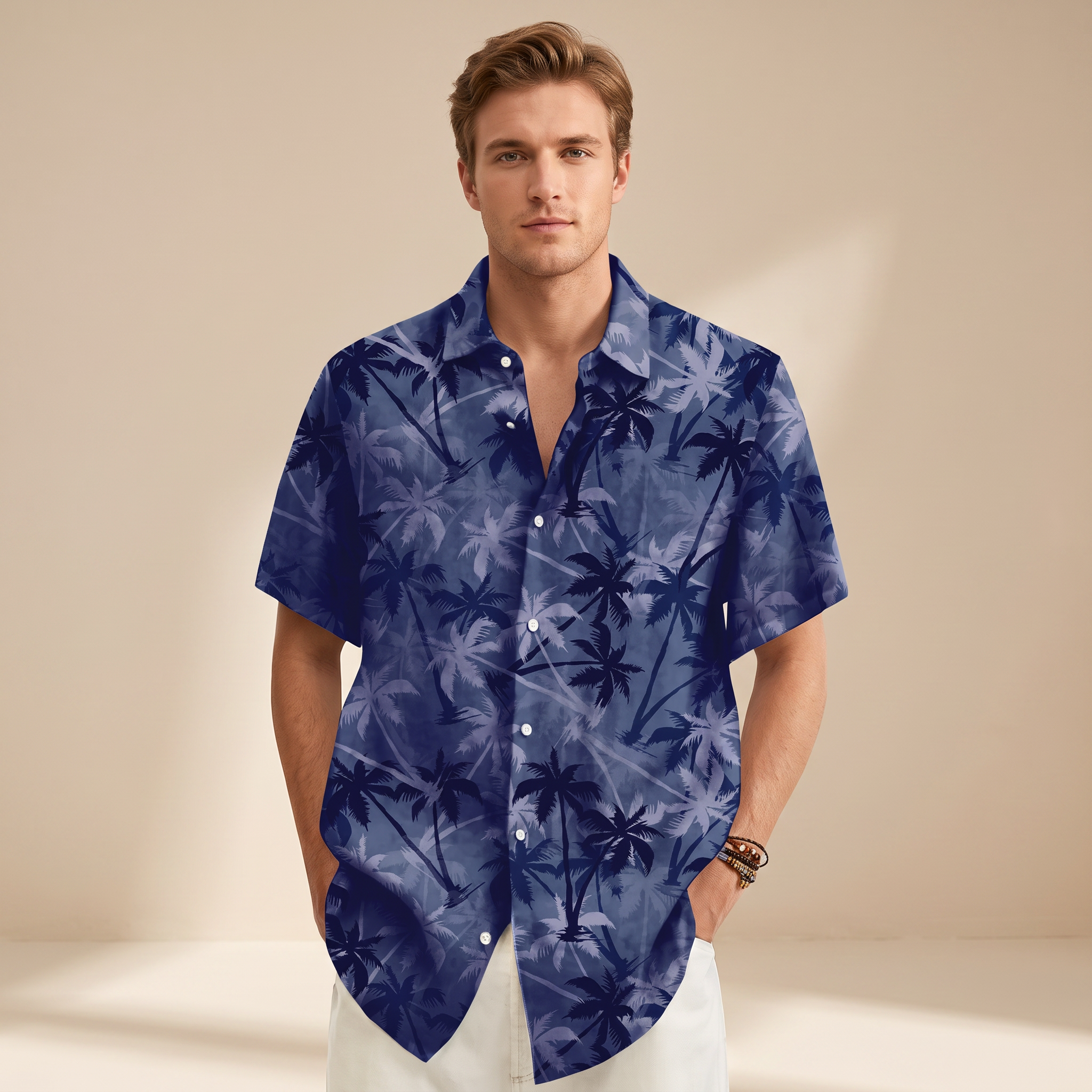 Jenson - Hawaiianisches Bedrucktes Hemd