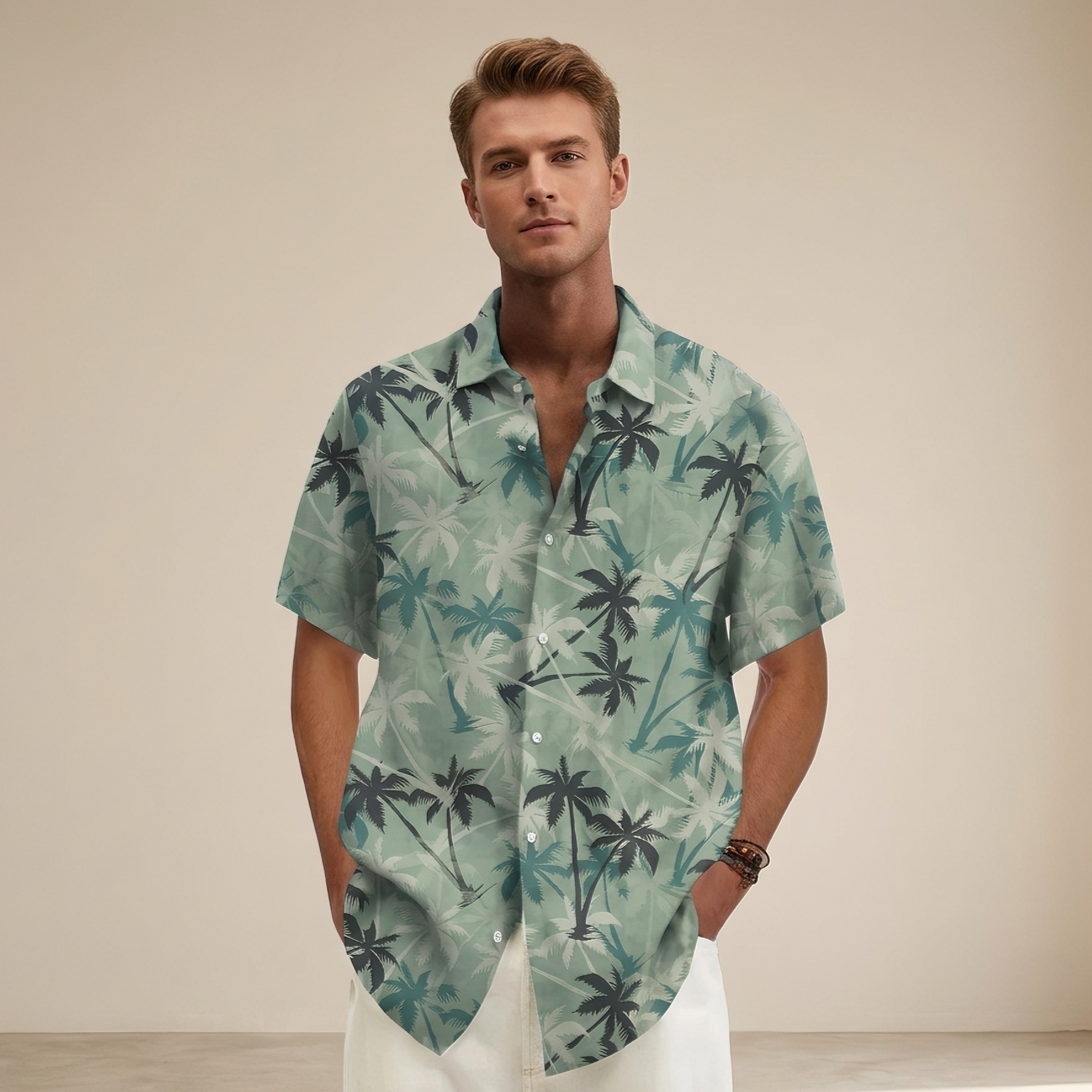 Jenson - Hawaiianisches Bedrucktes Hemd