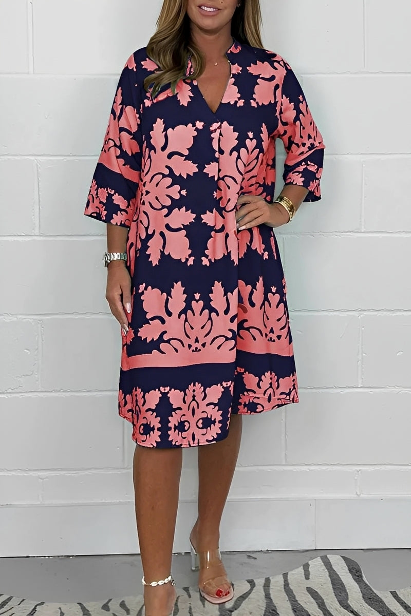 Tanya - Stilvolles, locker sitzendes Kleid für Damen