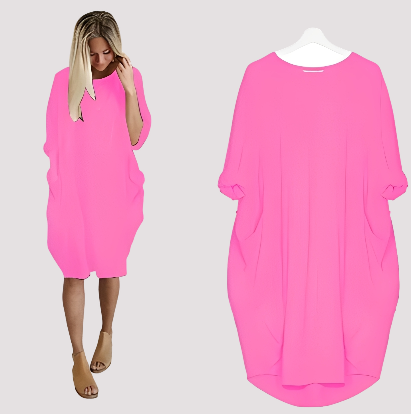 Kate - Lässiges, locker sitzendes Kleid für Damen