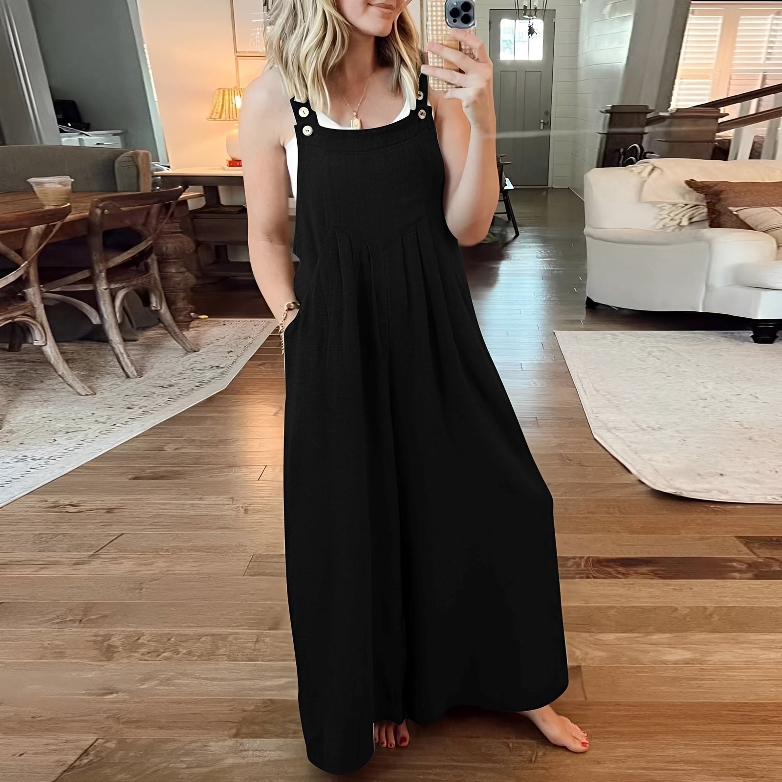 Chloe - Stilvoller Jumpsuit mit weitem Bein für Damen