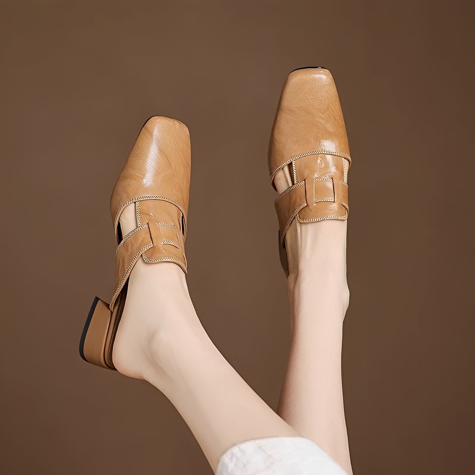 Evie - Stilvolle Mules Sandalen