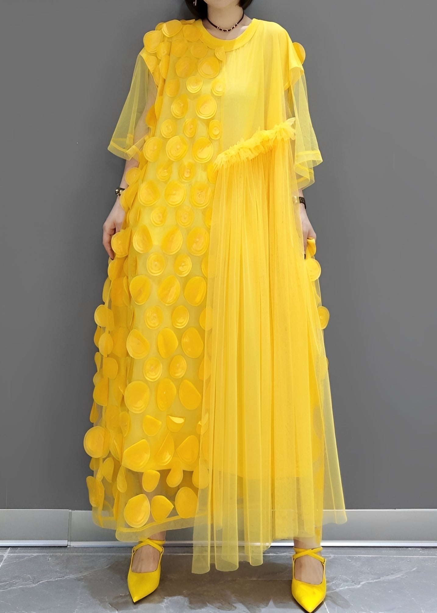 Hanna - Stilvolles asymmetrisches Kleid für Damen