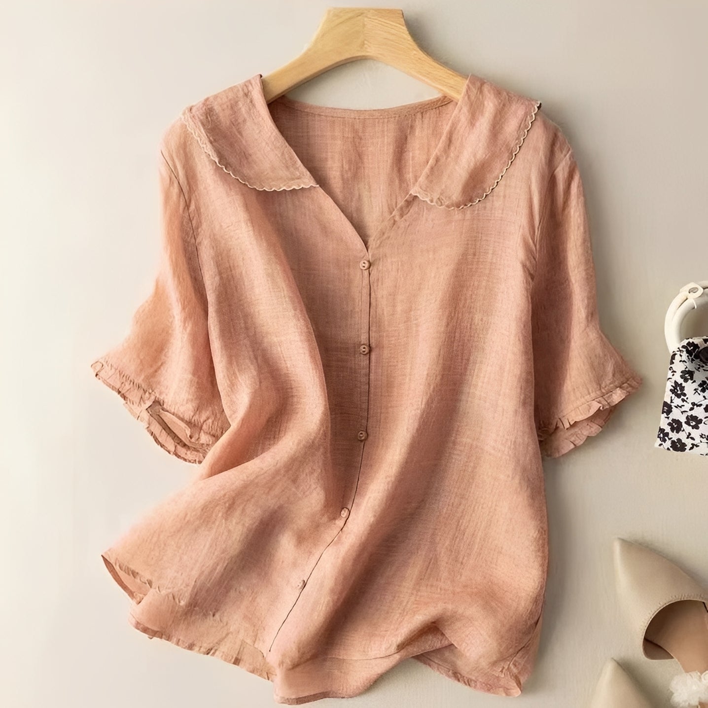 Christa - Klassische, locker sitzende Bluse für Damen