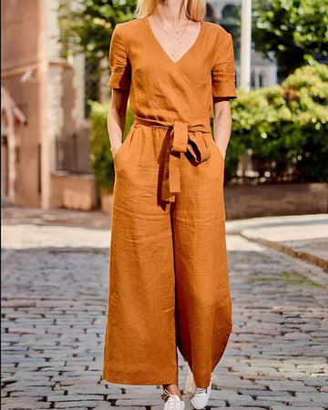 Gabriella - Lässiger Jumpsuit mit Gürtel für Damen