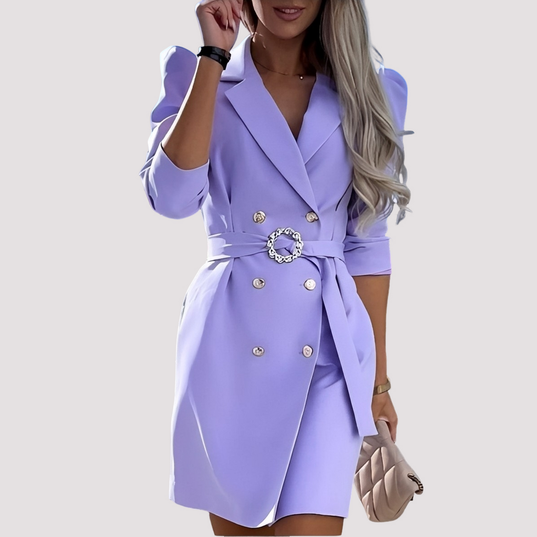 Maisie - Formelles Blazerkleid mit Gürtel