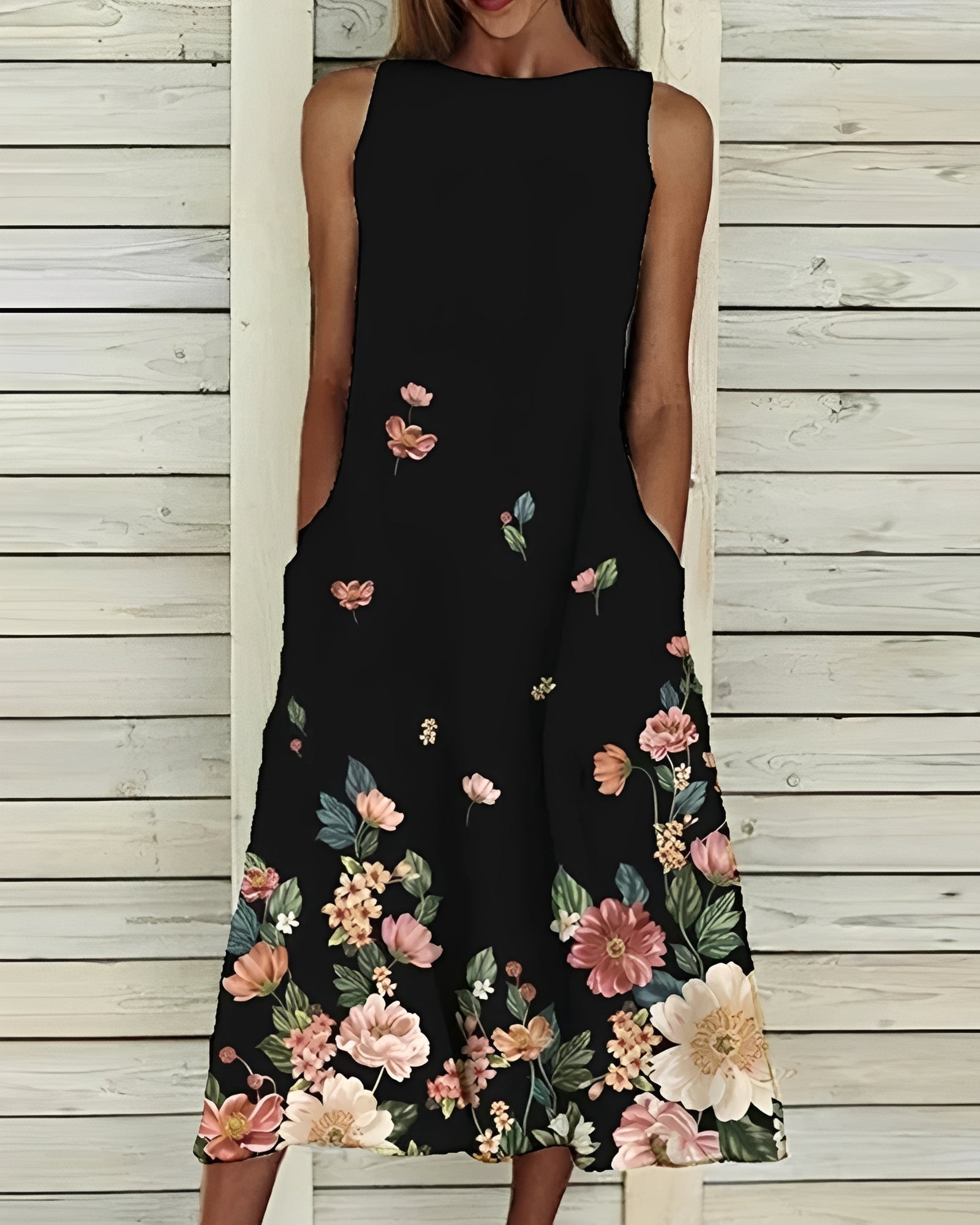 Josephine - Stilvolles Kleid mit Blumenmuster für Damen