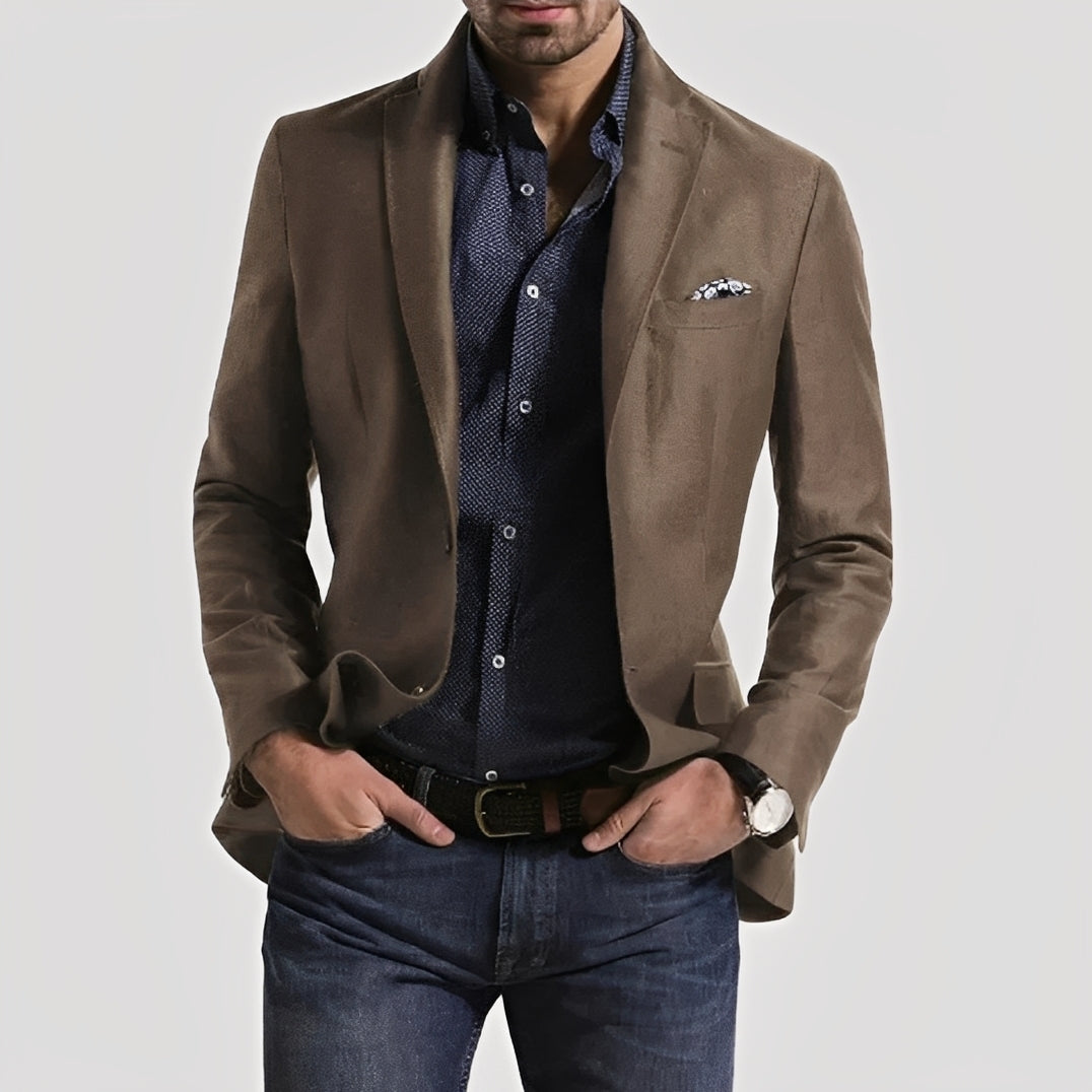 George - Formeller Herrenblazer mit Zweiknopf-Verschluss