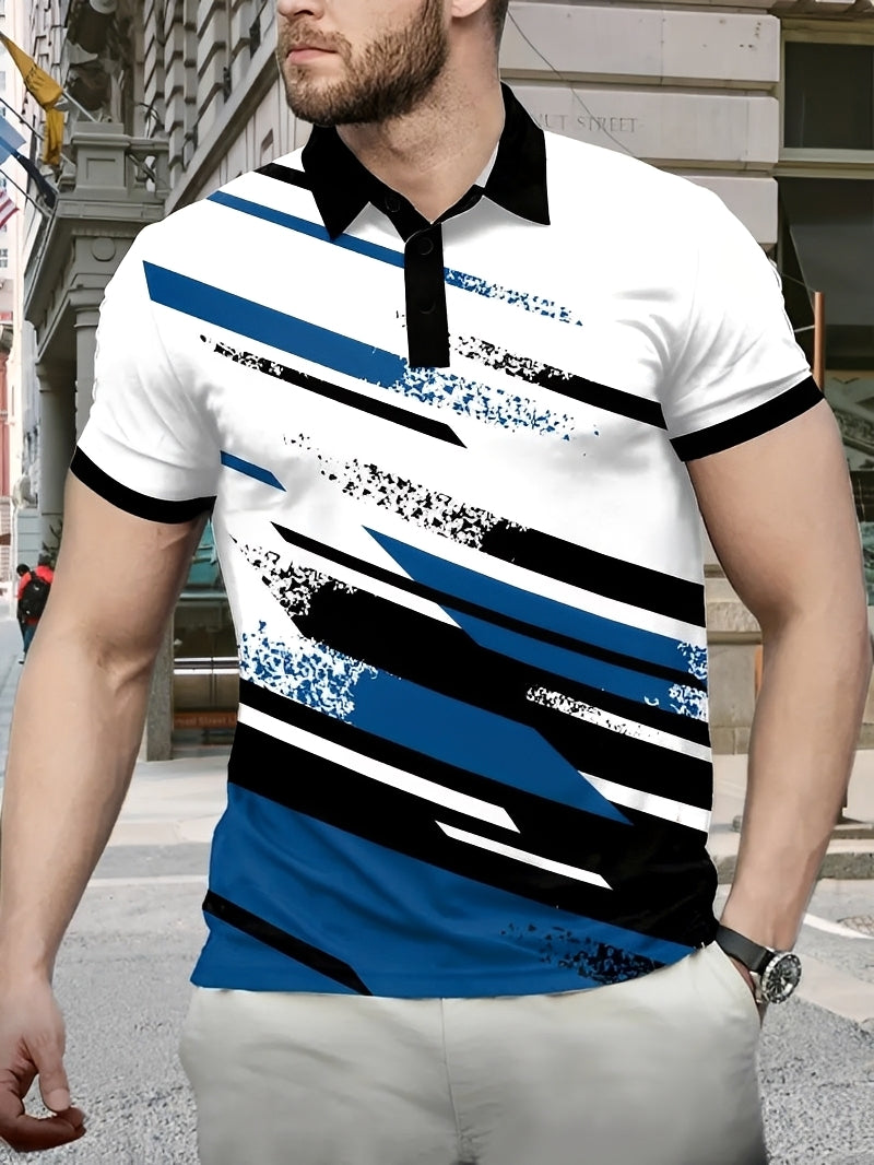 Aaron - Stilvolles Polohemd mit Aufdruck für Herren