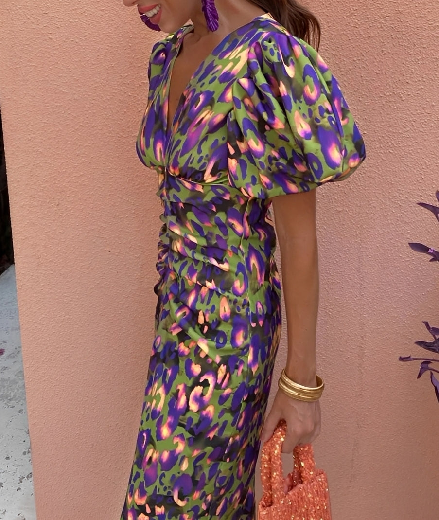 Kylie - Stylisches Blumenkleid