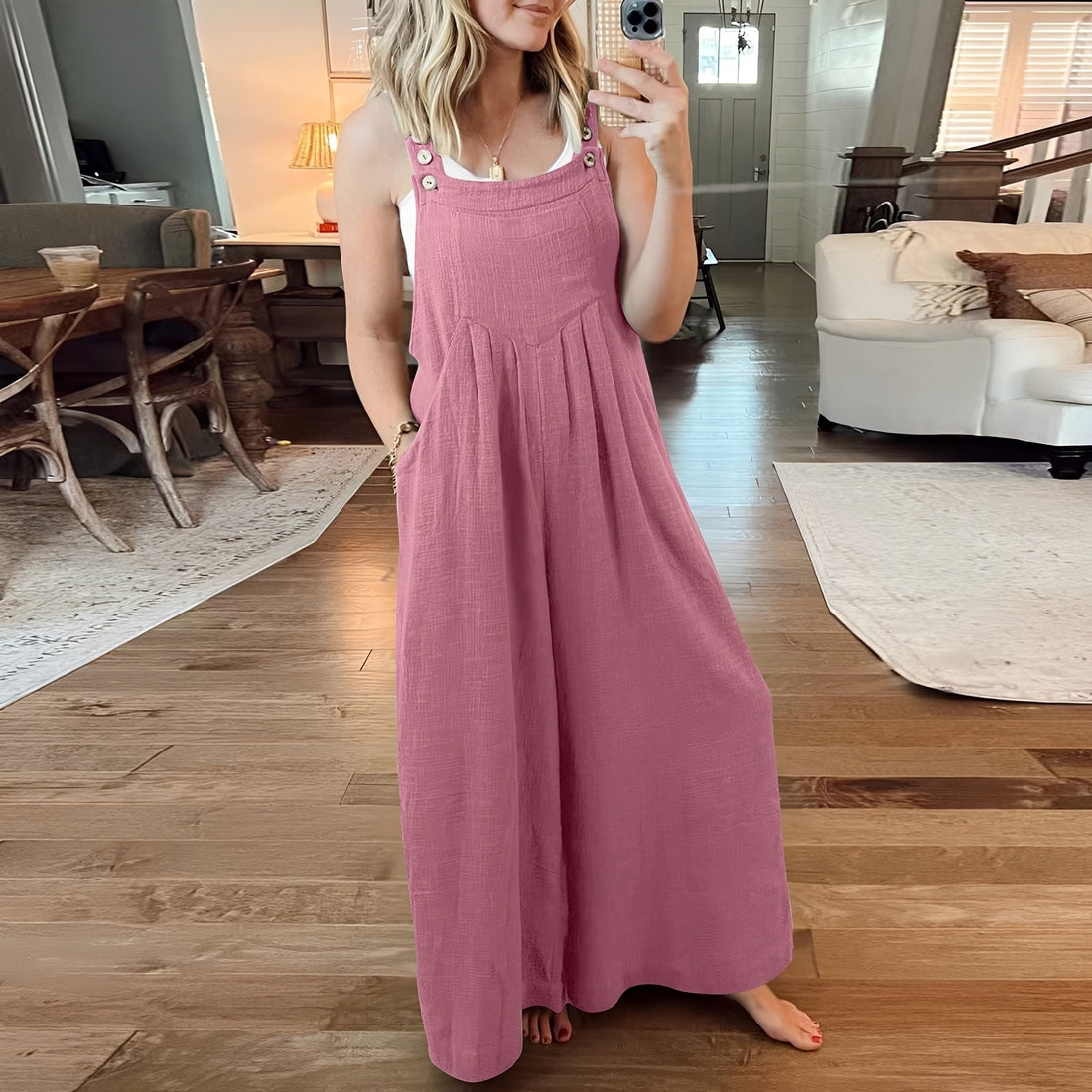 Chloe - Stilvoller Jumpsuit mit weitem Bein für Damen