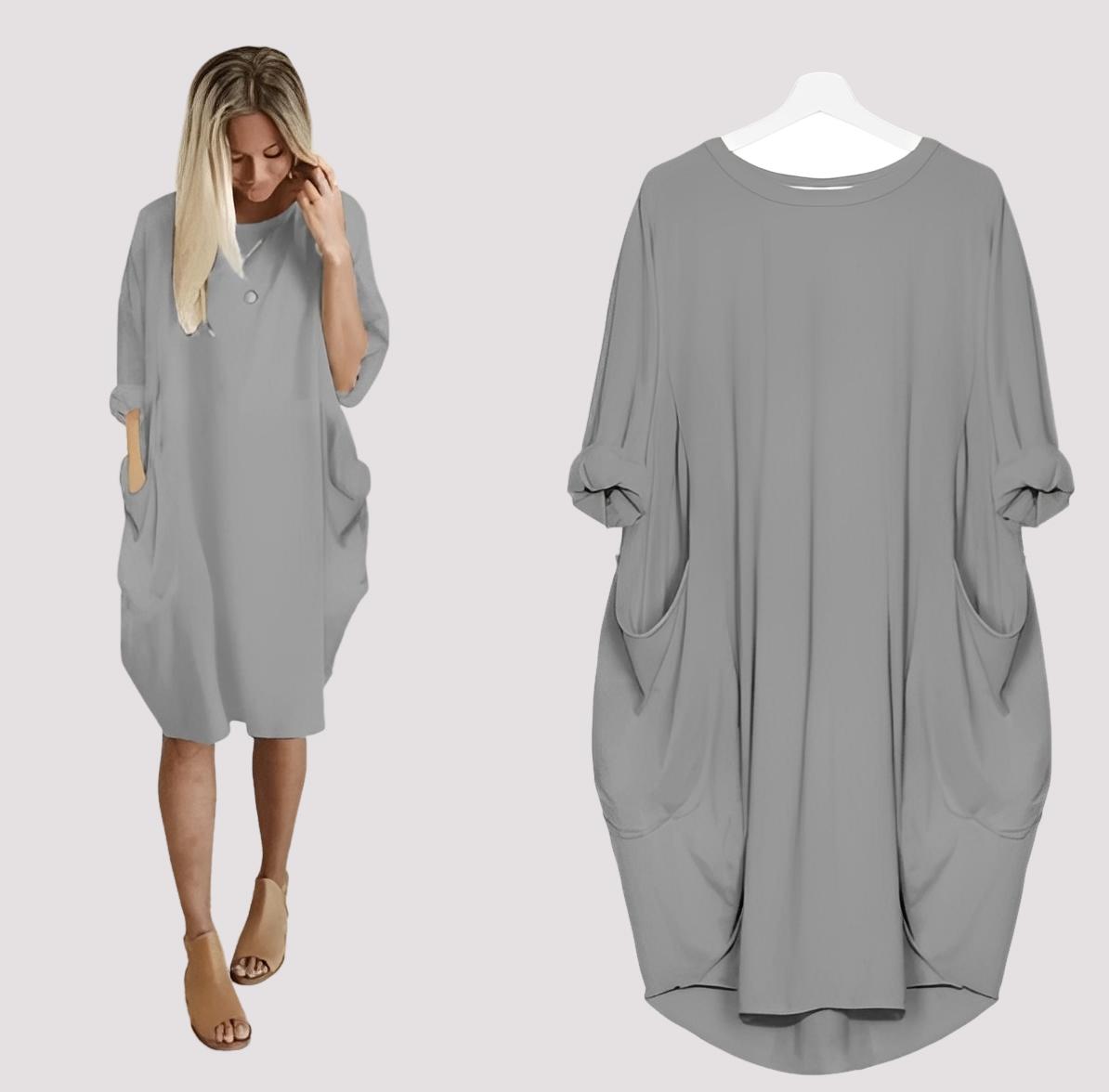 Kate - Lässiges, locker sitzendes Kleid für Damen