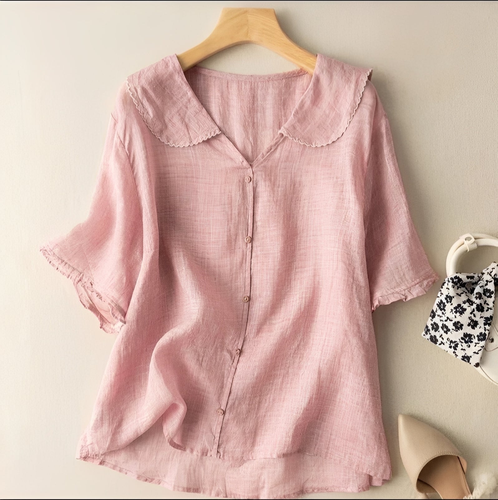 Christa - Klassische, locker sitzende Bluse für Damen