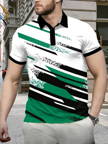Aaron - Stilvolles Polohemd mit Aufdruck für Herren