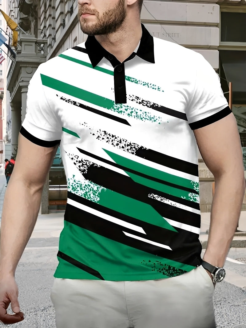 Aaron - Stilvolles Polohemd mit Aufdruck für Herren