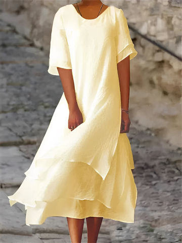 Tianna - Bequemes, locker fallendes Maxikleid für Damen