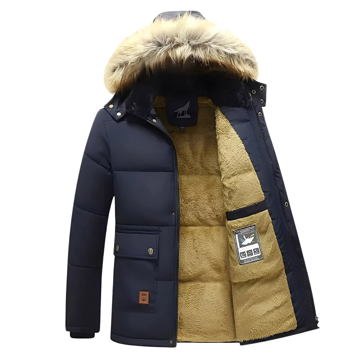 Crispian - Weiche Jacke mit Kapuze