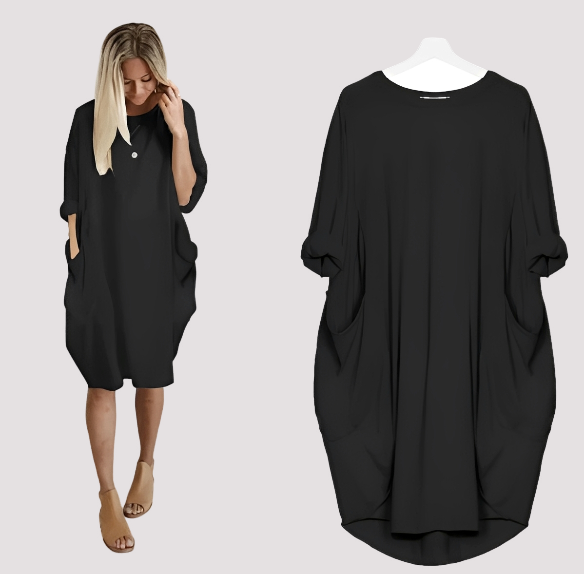 Kate - Lässiges, locker sitzendes Kleid für Damen