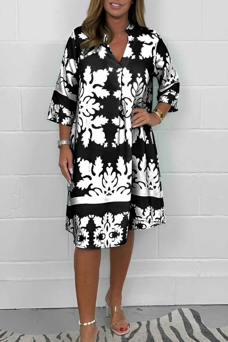 Tanya - Stilvolles, locker sitzendes Kleid für Damen