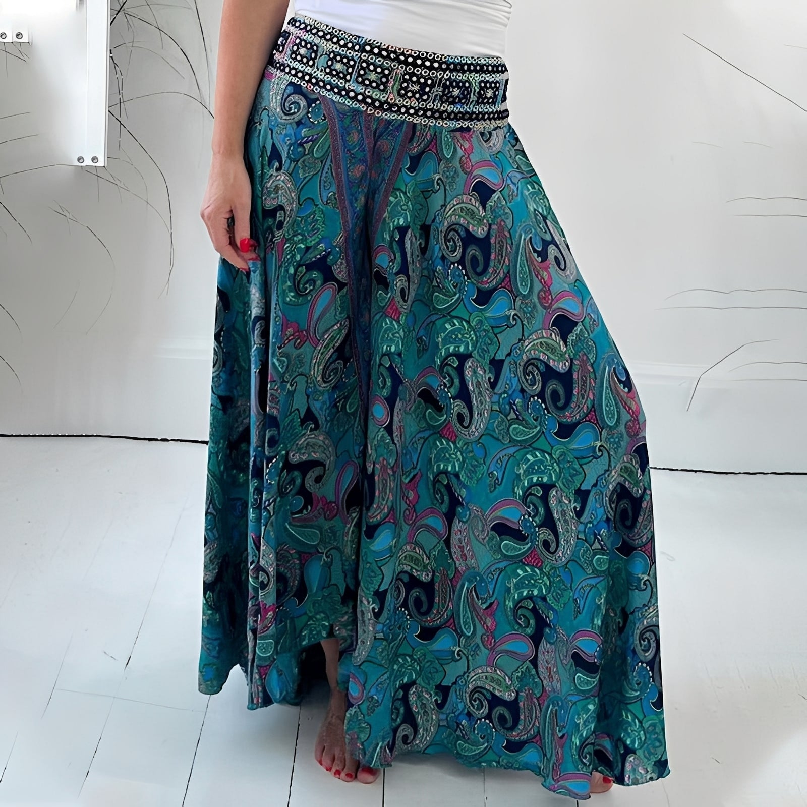 Jasmin - Stilvoller Rock mit Ethno-Print für Damen