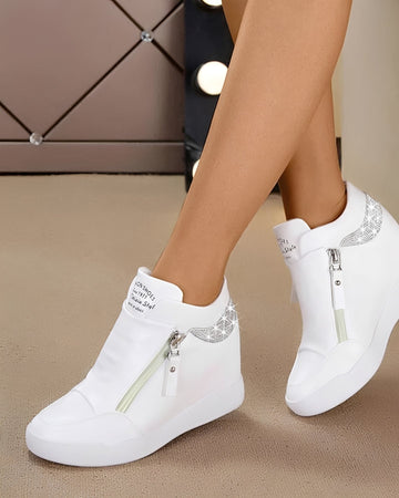 Vanessa - Stilvolle High-Top-Keilabsatzschuhe