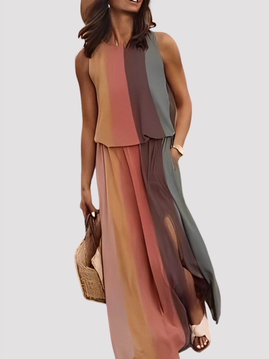 Halle - Stilvolles, ärmelloses Maxikleid für Damen