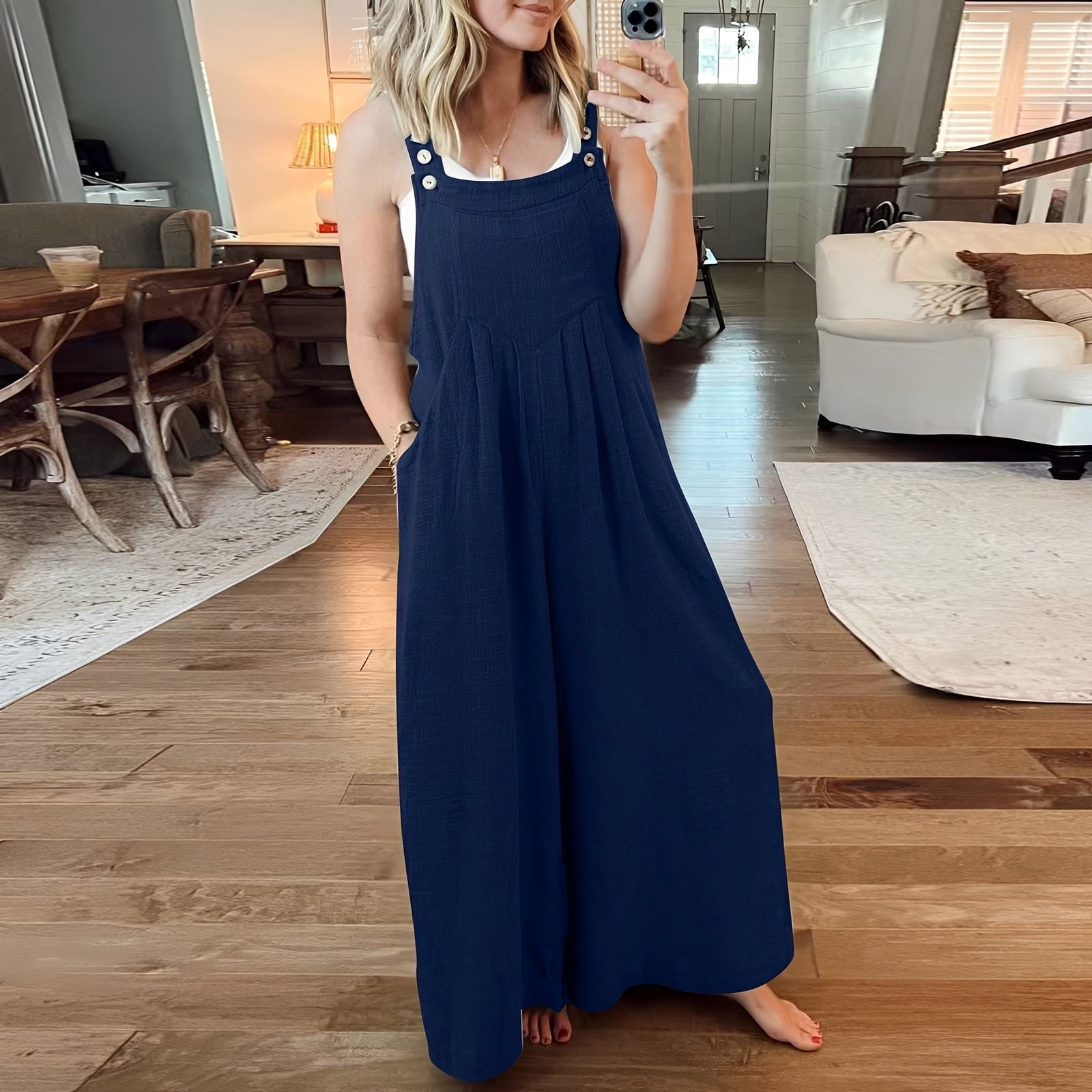 Chloe - Stilvoller Jumpsuit mit weitem Bein für Damen