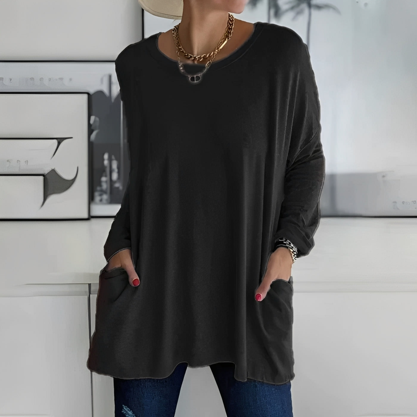 Chantelle - Langärmliges Hemd mit Taschen