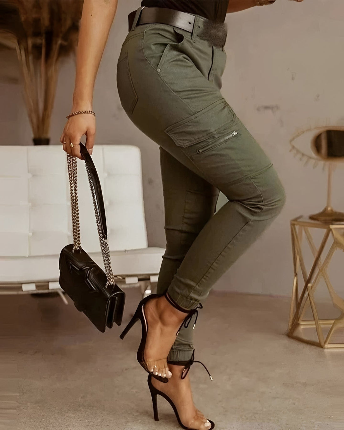Jermaine - Stilvolle Slim-Cargo-Hosen