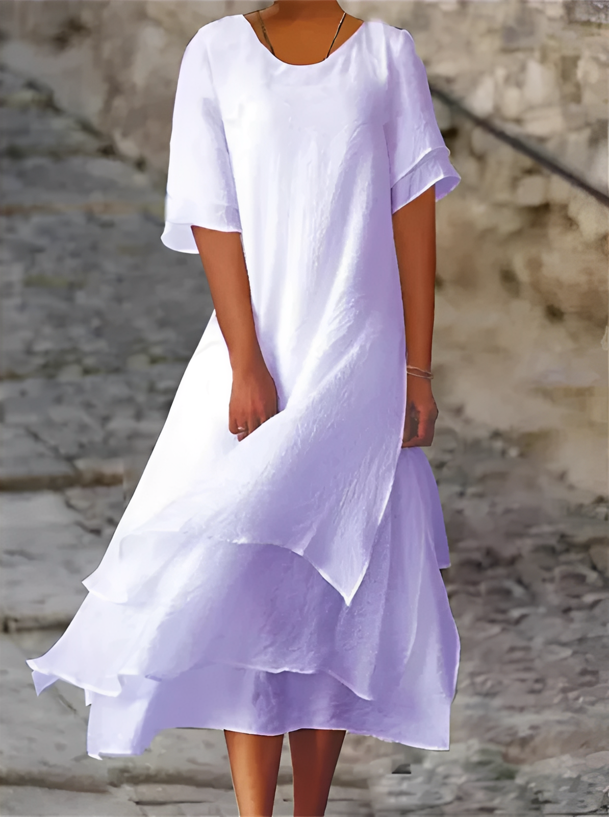 Tianna - Bequemes, locker fallendes Maxikleid für Damen