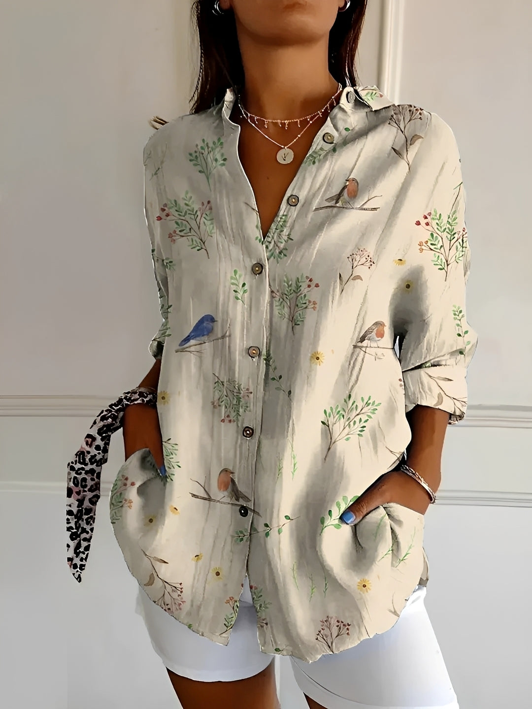Chantelle - Stilvolle Bluse mit Knopfleiste für Damen