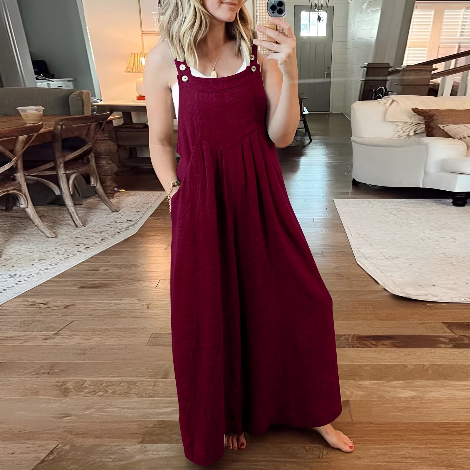 Chloe - Stilvoller Jumpsuit mit weitem Bein für Damen