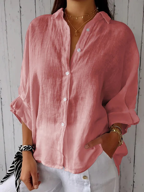 Madison - Zeitlos elegante Bluse mit Knopfleiste